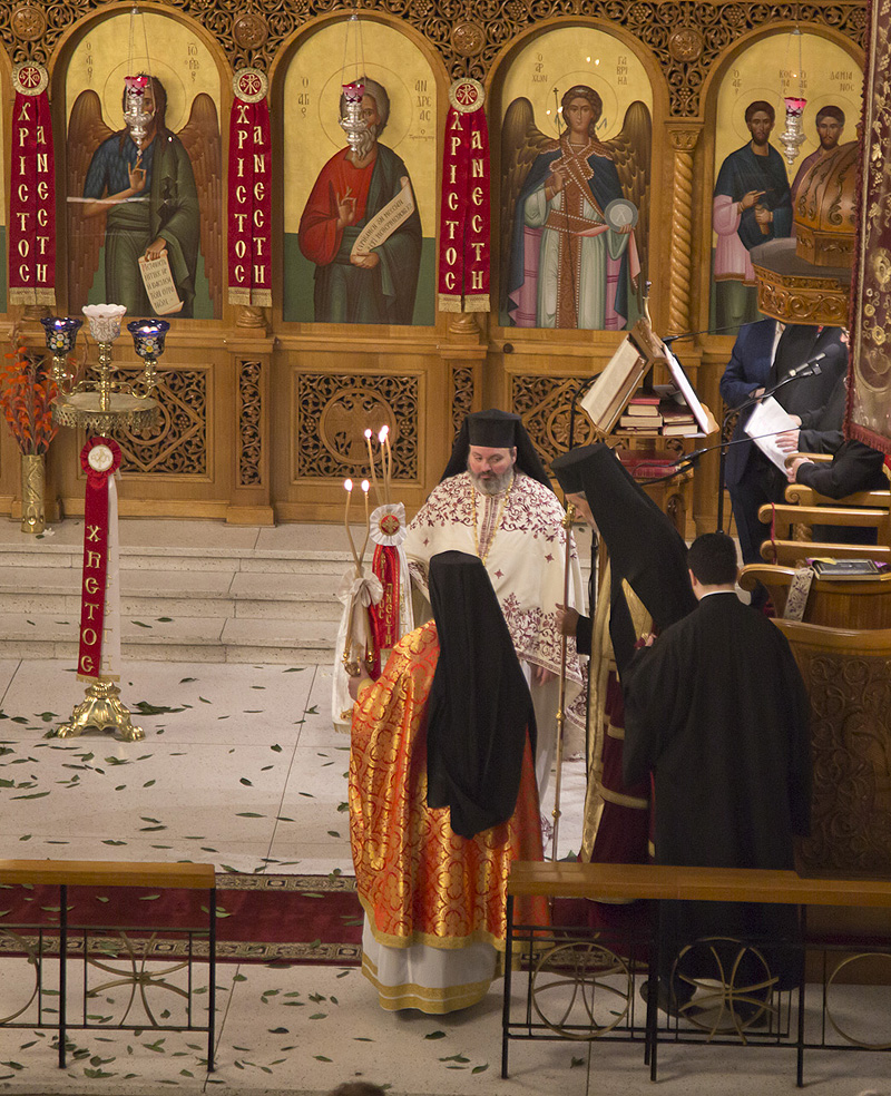 Easter resurrection service presided by Bishop Seraphim -  Sunday 2nd May 2021, St Nicholas Greek Orthodox Church, Marrickville