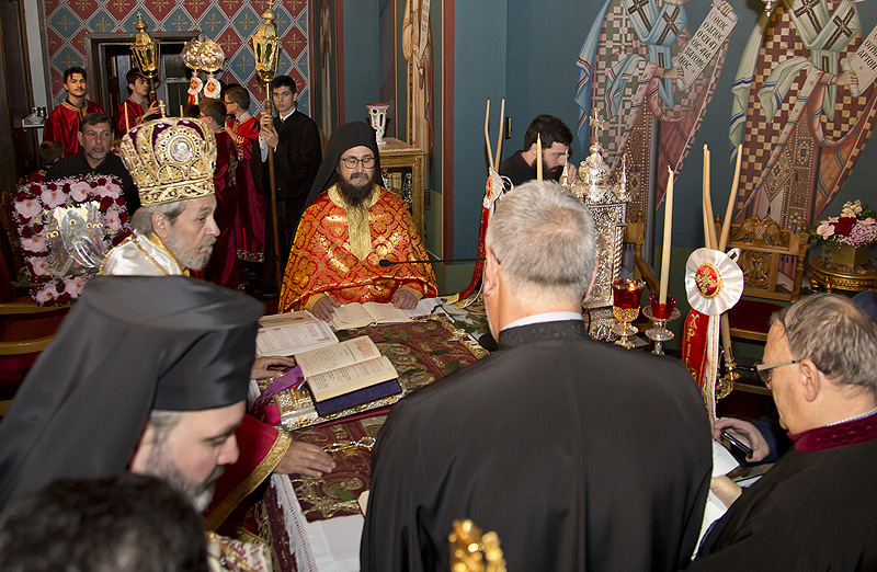 Easter resurrection service presided by Bishop Seraphim -  Sunday 2nd May 2021, St Nicholas Greek Orthodox Church, Marrickville