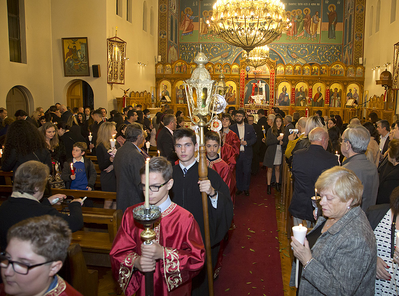 Easter resurrection service presided by Bishop Seraphim -  Sunday 2nd May 2021, St Nicholas Greek Orthodox Church, Marrickville