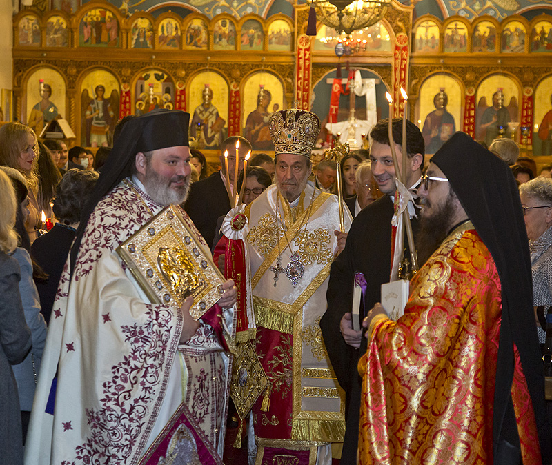 Easter resurrection service presided by Bishop Seraphim -  Sunday 2nd May 2021, St Nicholas Greek Orthodox Church, Marrickville