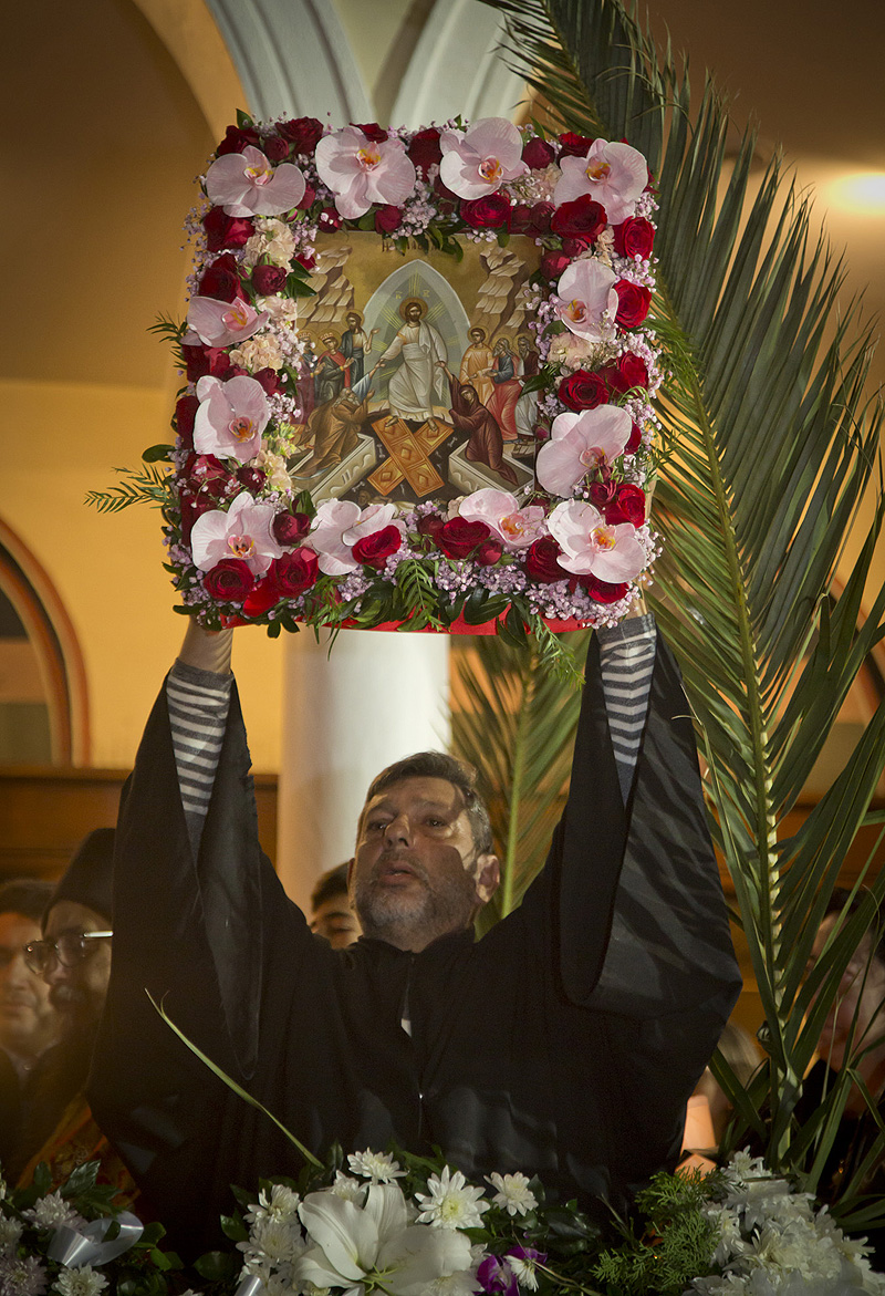 Easter resurrection service presided by Bishop Seraphim -  Sunday 2nd May 2021, St Nicholas Greek Orthodox Church, Marrickville