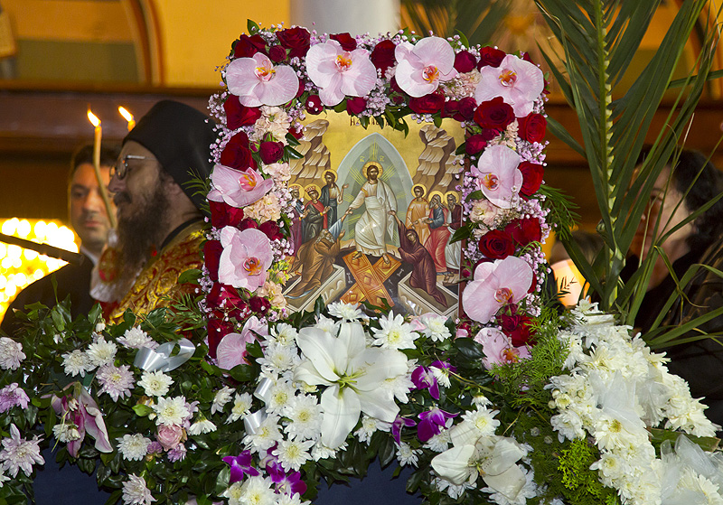 Easter resurrection service presided by Bishop Seraphim -  Sunday 2nd May 2021, St Nicholas Greek Orthodox Church, Marrickville