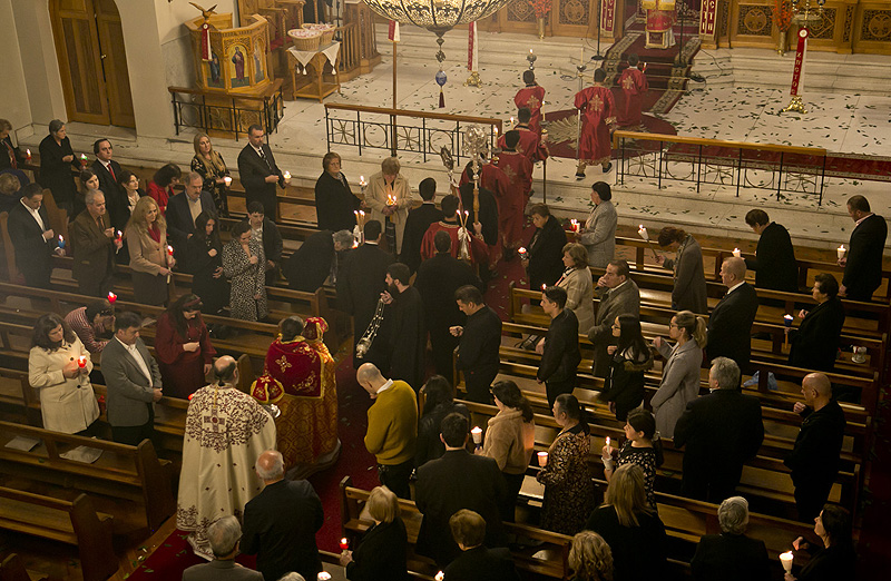 Easter resurrection service presided by Bishop Seraphim -  Sunday 2nd May 2021, St Nicholas Greek Orthodox Church, Marrickville