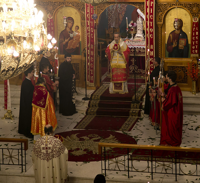 Easter resurrection service presided by Bishop Seraphim -  Sunday 2nd May 2021, St Nicholas Greek Orthodox Church, Marrickville