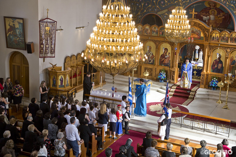 Greek Independence Day 2021, St Nicholas Greek Orthodox Church & Martin Place, Officiated by Bishop Seraphim