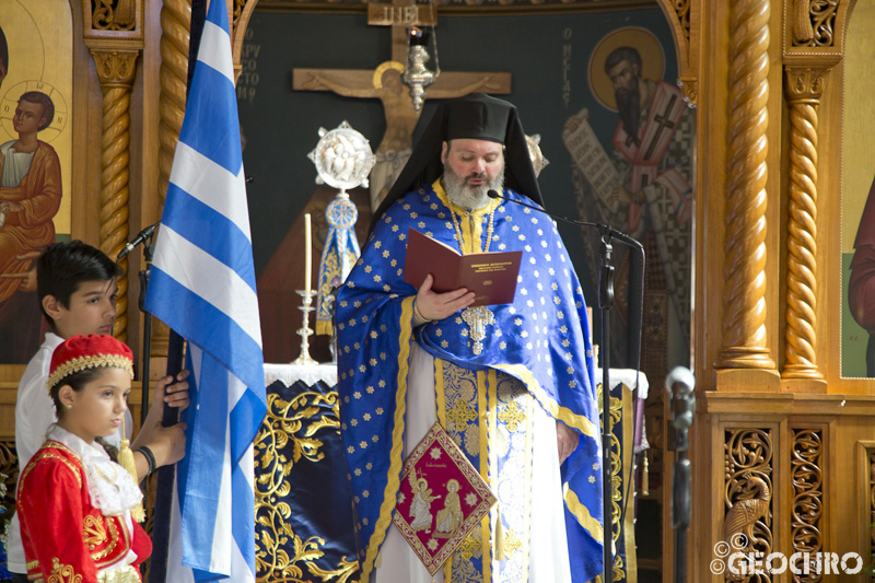 Greek Independence Day 2021, St Nicholas Greek Orthodox Church & Martin Place, Officiated by Bishop Seraphim