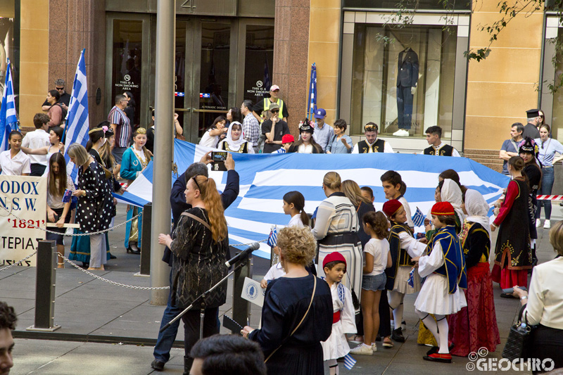 Greek Independence Day 2021, St Nicholas Greek Orthodox Church & Martin Place, Officiated by Bishop Seraphim