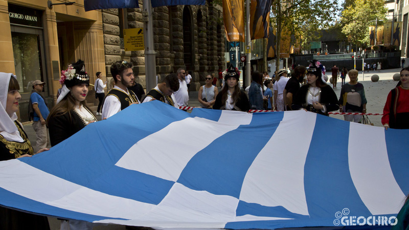 Greek Independence Day 2021, St Nicholas Greek Orthodox Church & Martin Place, Officiated by Bishop Seraphim