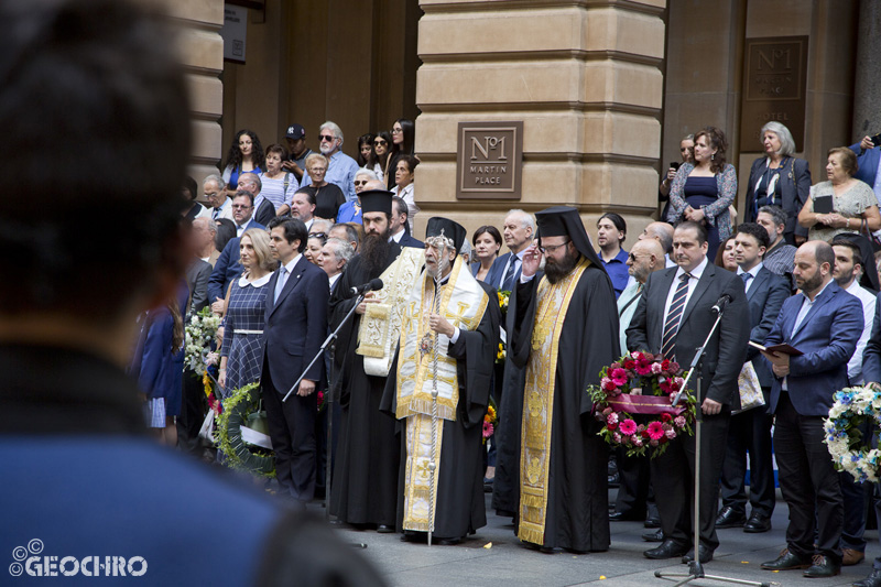 Greek Independence Day 2021, St Nicholas Greek Orthodox Church & Martin Place, Officiated by Bishop Seraphim