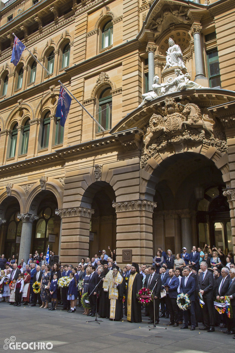 Greek Independence Day 2021, St Nicholas Greek Orthodox Church & Martin Place, Officiated by Bishop Seraphim