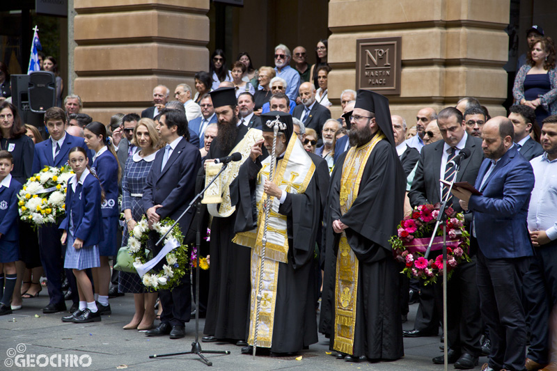 Greek Independence Day 2021, St Nicholas Greek Orthodox Church & Martin Place, Officiated by Bishop Seraphim