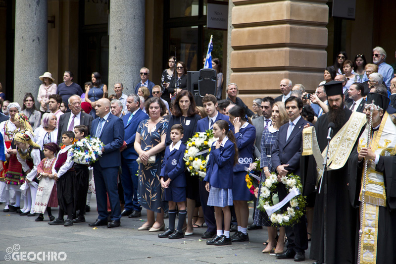 Greek Independence Day 2021, St Nicholas Greek Orthodox Church & Martin Place, Officiated by Bishop Seraphim