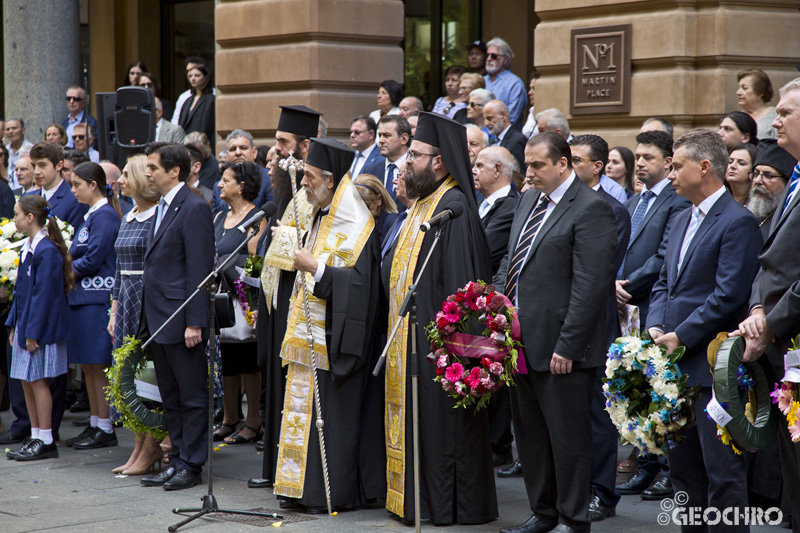 Greek Independence Day 2021, St Nicholas Greek Orthodox Church & Martin Place, Officiated by Bishop Seraphim