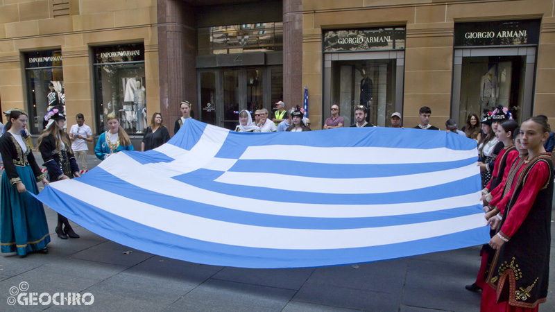 Greek Independence Day 2021, St Nicholas Greek Orthodox Church & Martin Place, Officiated by Bishop Seraphim