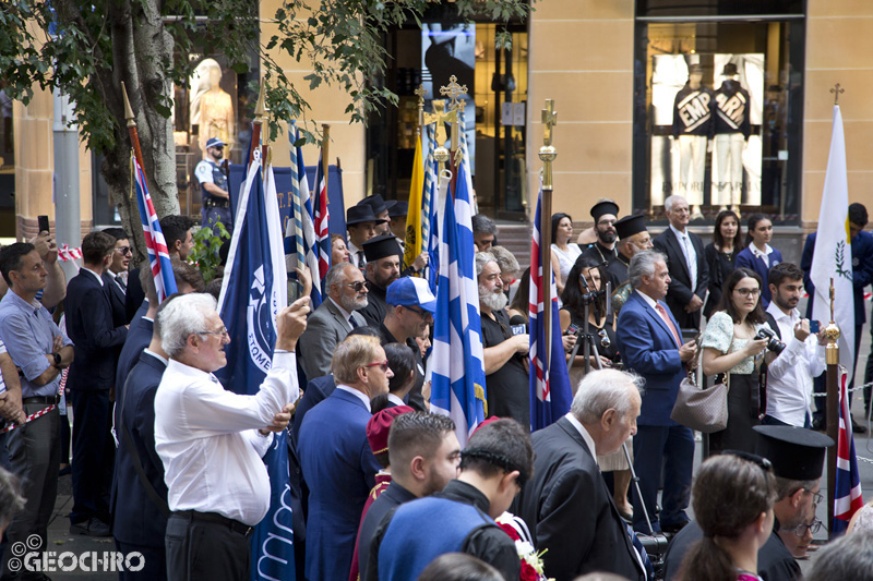 Greek Independence Day 2021, St Nicholas Greek Orthodox Church & Martin Place, Officiated by Bishop Seraphim