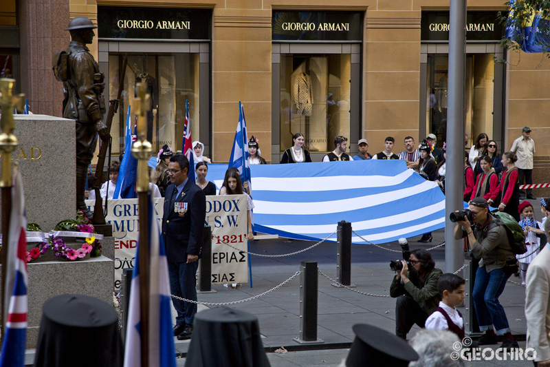 Greek Independence Day 2021, St Nicholas Greek Orthodox Church & Martin Place, Officiated by Bishop Seraphim