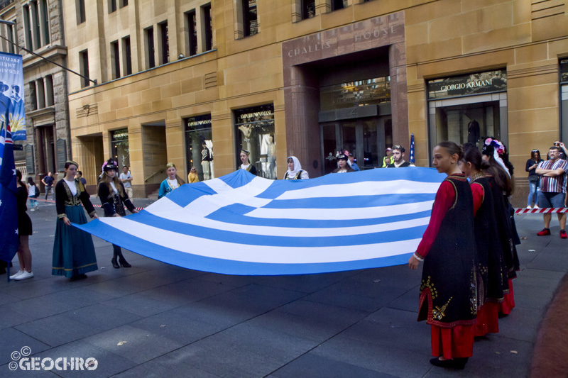 Greek Independence Day 2021, St Nicholas Greek Orthodox Church & Martin Place, Officiated by Bishop Seraphim