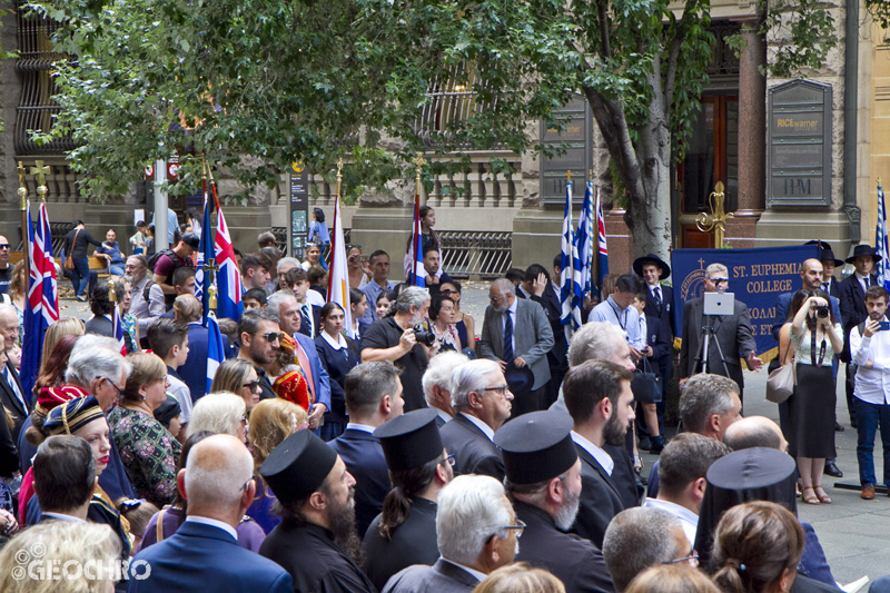 Greek Independence Day 2021, St Nicholas Greek Orthodox Church & Martin Place, Officiated by Bishop Seraphim