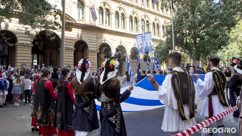 Greek Independence Day 2021, St Nicholas Greek Orthodox Church & Martin Place, Officiated by Bishop Seraphim