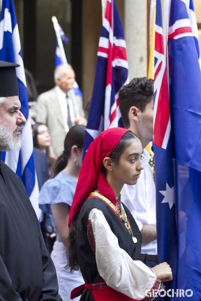 Greek Independence Day 2021, St Nicholas Greek Orthodox Church & Martin Place, Officiated by Bishop Seraphim