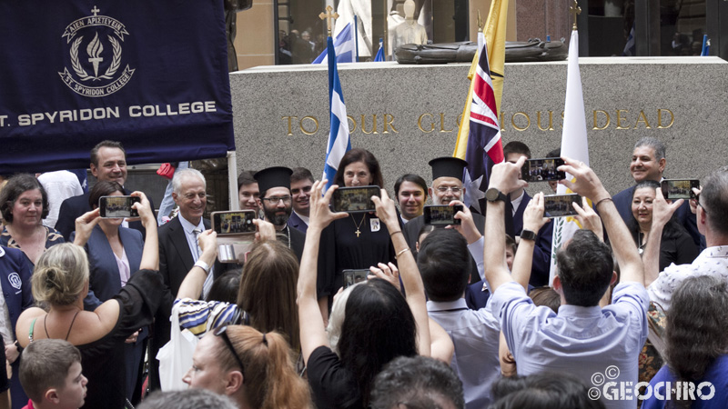 Greek Independence Day 2021, St Nicholas Greek Orthodox Church & Martin Place, Officiated by Bishop Seraphim