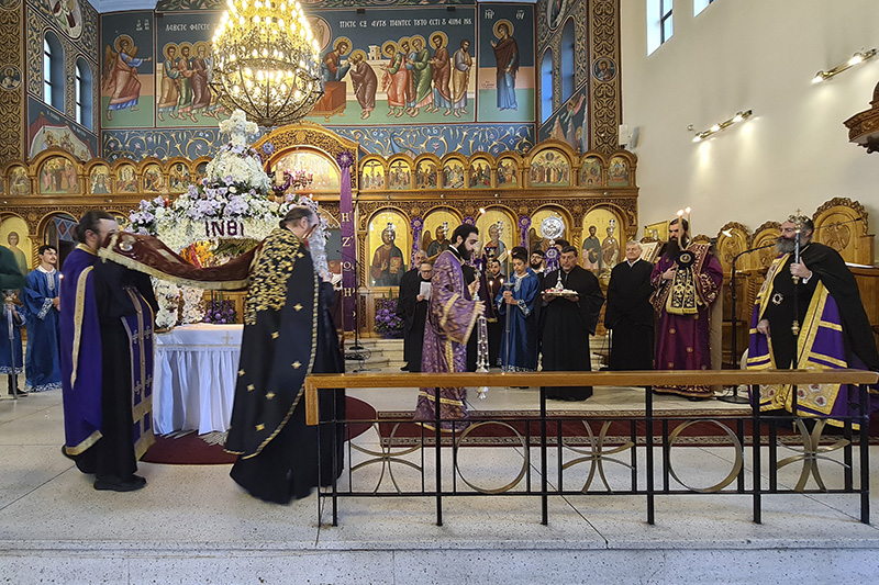 Holy Friday, Great Vespers & Apokathilosis presided by his eminence Archbishop Makarios -  Friday 30th April 2021, St Nicholas Greek Orthodox Church, Marrickville