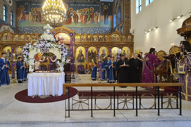 Holy Friday, Great Vespers & Apokathilosis presided by his eminence Archbishop Makarios -  Friday 30th April 2021, St Nicholas Greek Orthodox Church, Marrickville