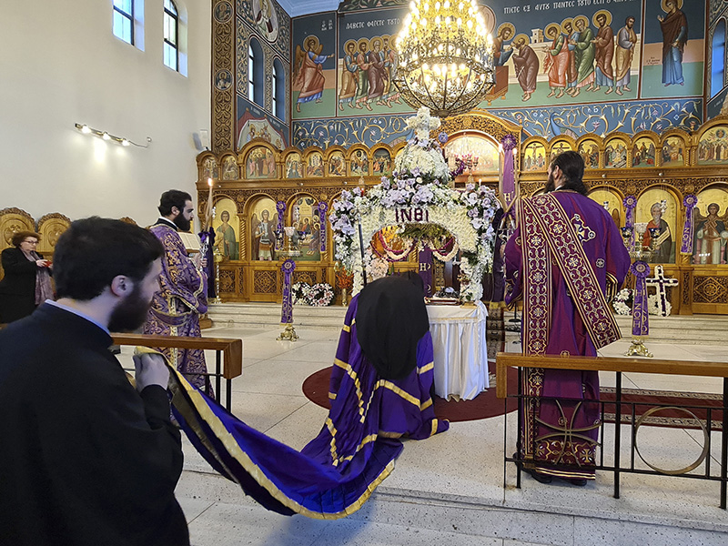 Holy Friday, Great Vespers & Apokathilosis presided by his eminence Archbishop Makarios -  Friday 30th April 2021, St Nicholas Greek Orthodox Church, Marrickville