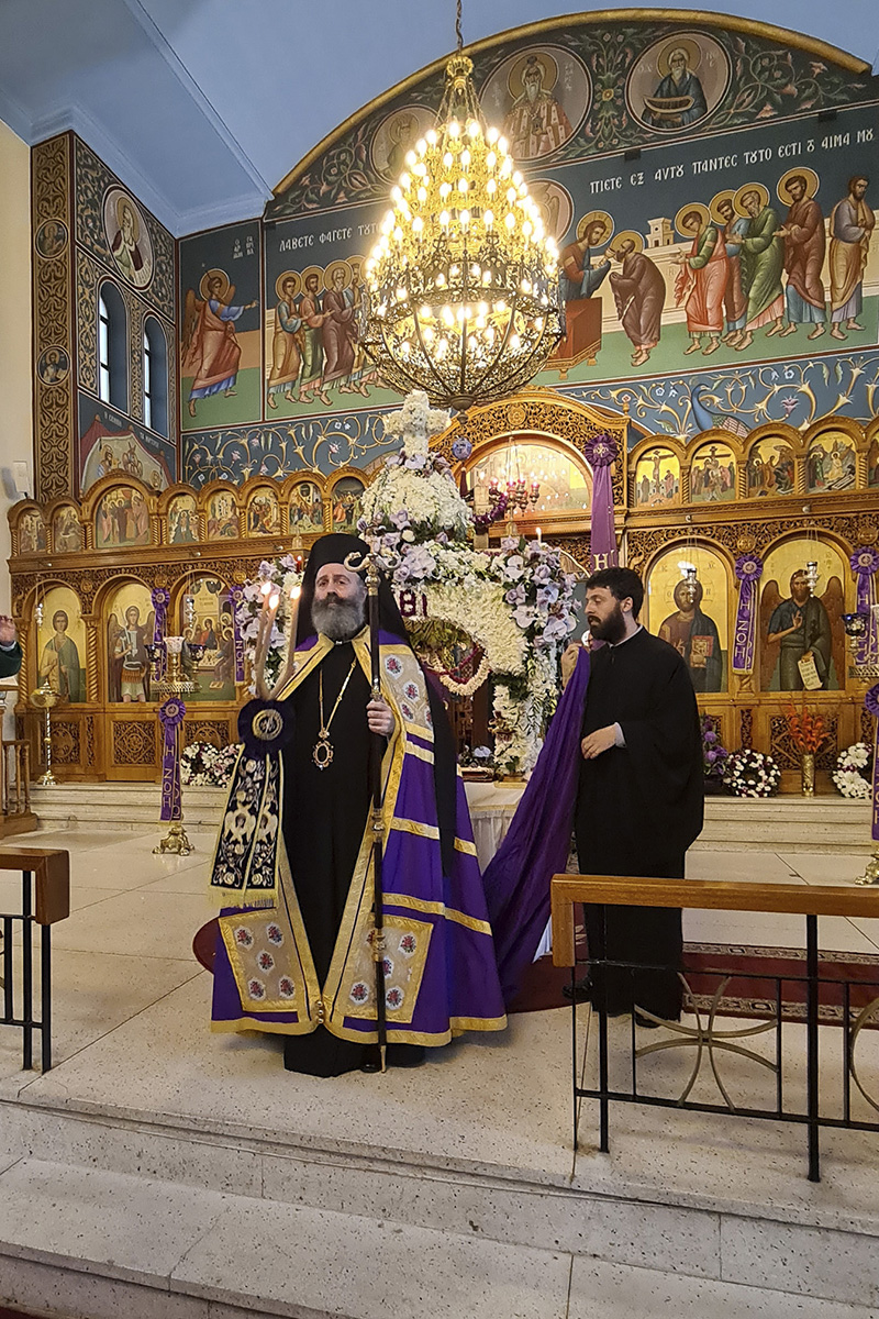 Holy Friday, Great Vespers & Apokathilosis presided by his eminence Archbishop Makarios -  Friday 30th April 2021, St Nicholas Greek Orthodox Church, Marrickville