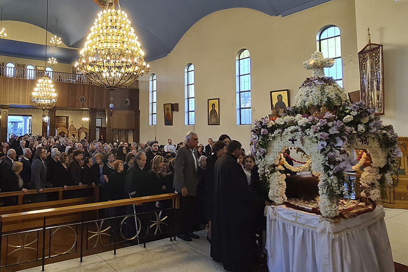 Holy Friday, Great Vespers & Apokathilosis presided by his eminence Archbishop Makarios -  Friday 30th April 2021, St Nicholas Greek Orthodox Church, Marrickville