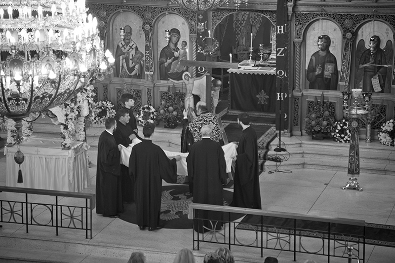 Holy Friday, Great Vespers & Apokathilosis presided by his eminence Archbishop Makarios -  Friday 30th April 2021, St Nicholas Greek Orthodox Church, Marrickville