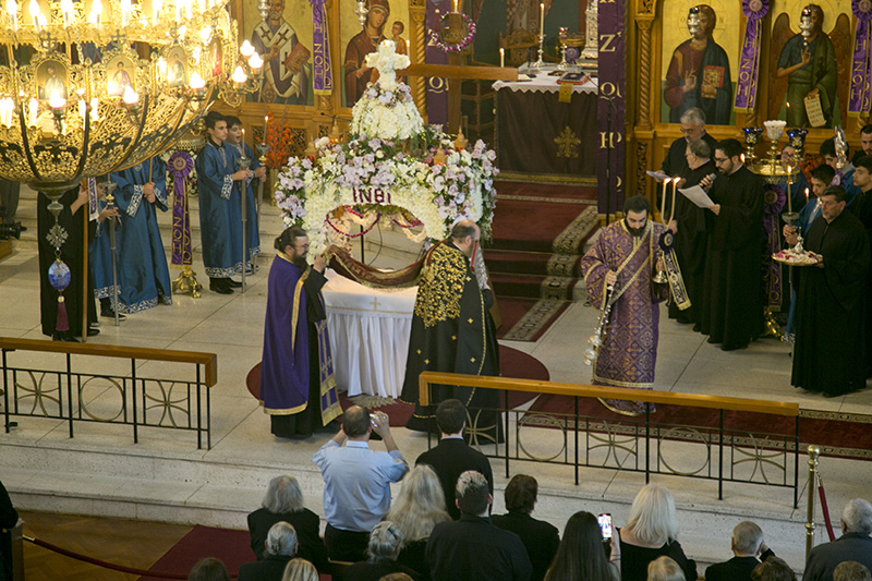 Holy Friday, Great Vespers & Apokathilosis presided by his eminence Archbishop Makarios -  Friday 30th April 2021, St Nicholas Greek Orthodox Church, Marrickville