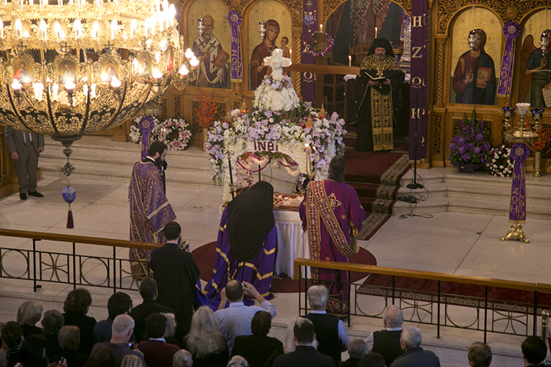 Holy Friday, Great Vespers & Apokathilosis presided by his eminence Archbishop Makarios -  Friday 30th April 2021, St Nicholas Greek Orthodox Church, Marrickville