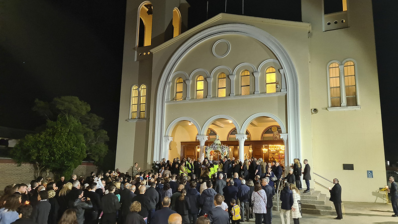 Holy Friday, Epitaphio -  Friday 30th April 2021, St Nicholas Greek Orthodox Church, Marrickville