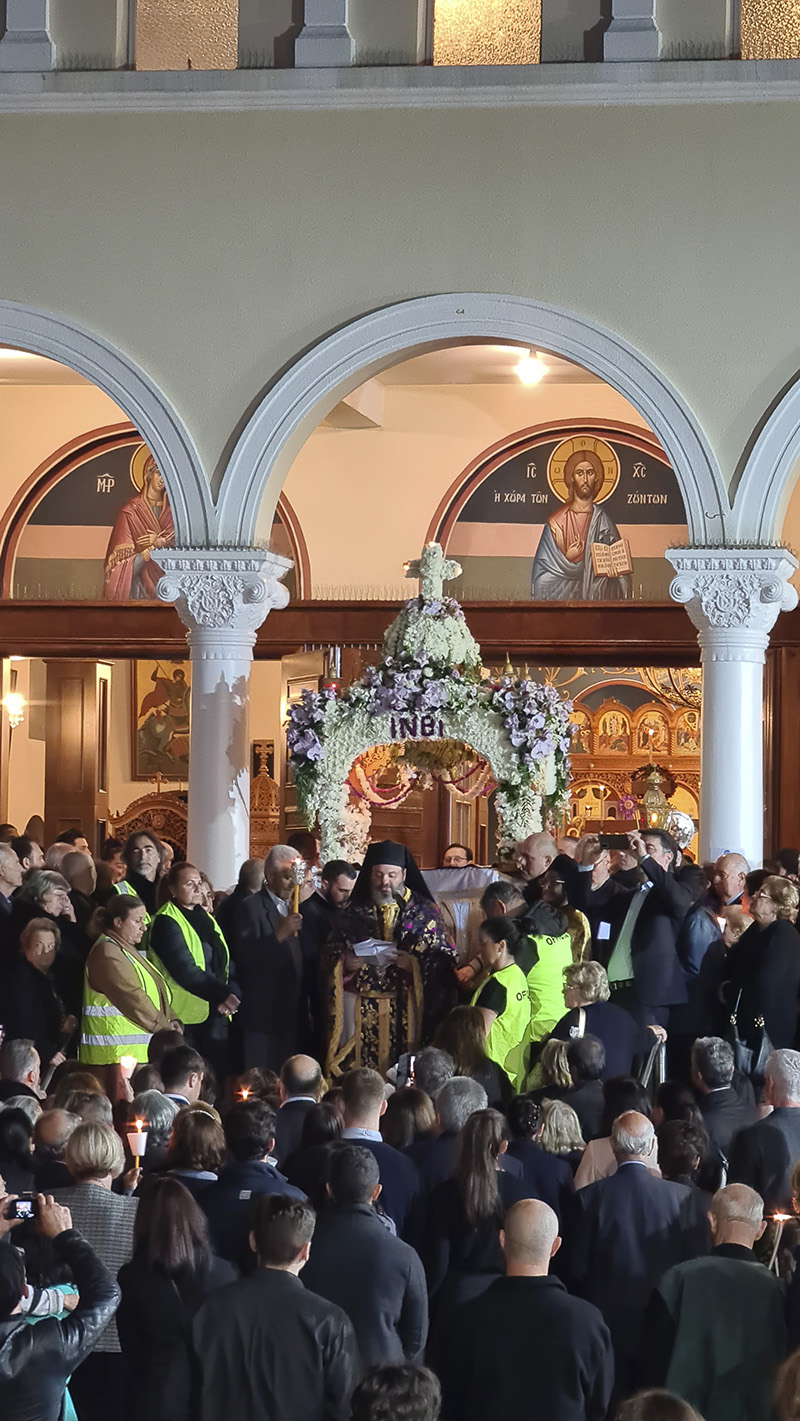 Holy Friday, Epitaphio -  Friday 30th April 2021, St Nicholas Greek Orthodox Church, Marrickville