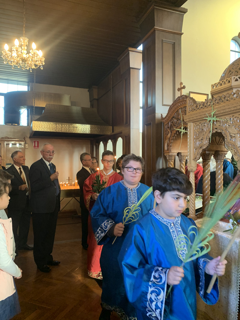 Palm Sunday 2021, St Nicholas Greek Orthodox Church, Marrickville