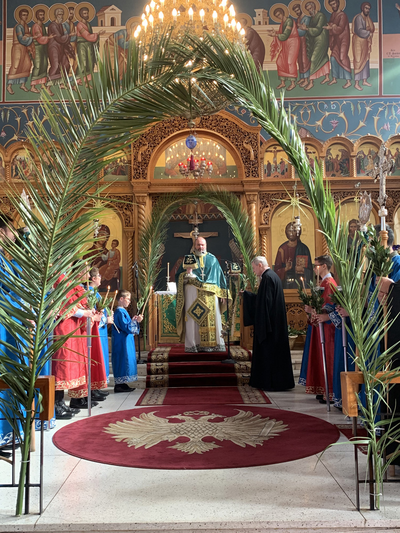 Palm Sunday 2021, St Nicholas Greek Orthodox Church, Marrickville