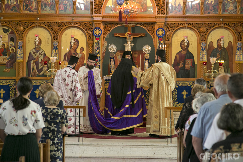 Archbishop Makarios Divine Liturgy at St Nicholas Church Marrickville