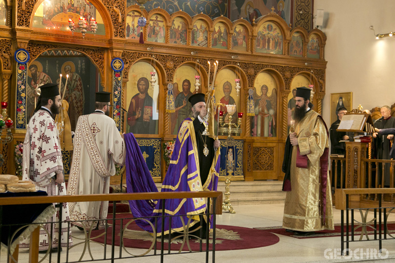 Archbishop Makarios Divine Liturgy at St Nicholas Church Marrickville